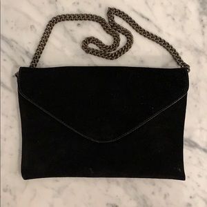 J. Crew Factory Suede Envelope Handbag